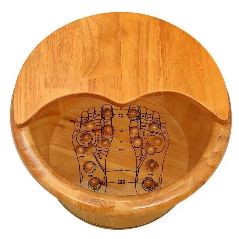 Cedar Wood Foot Soaking Bucket - Spa & Wellness Centre Lielupe 评论和价格