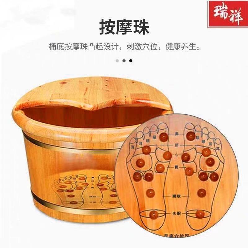 Cedar Wood Foot Soaking Bucket - Spa & Wellness Centre Lielupe 评论和价格