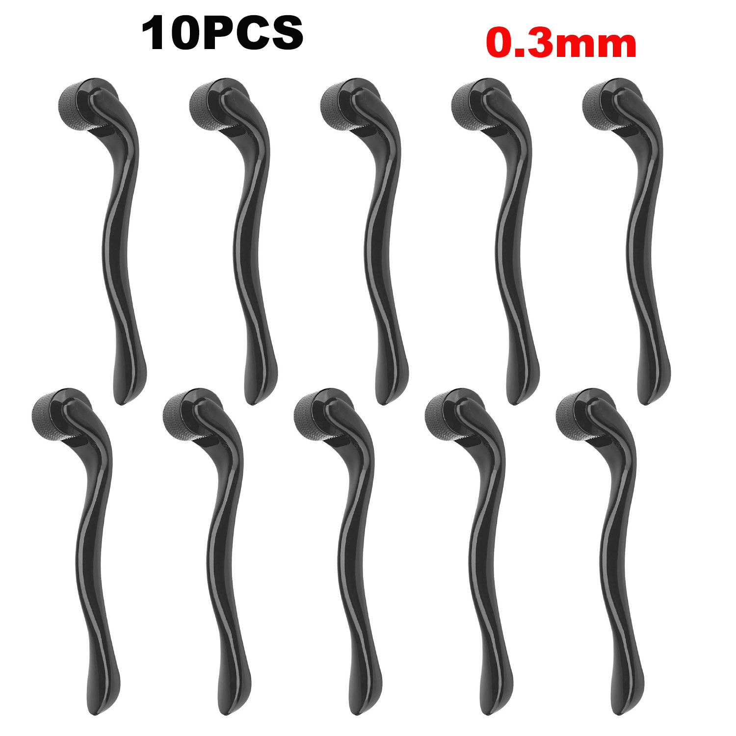 2PCS/5PCS/10PCS Full Black 540 - Derma Roller 0.25 评论和价格