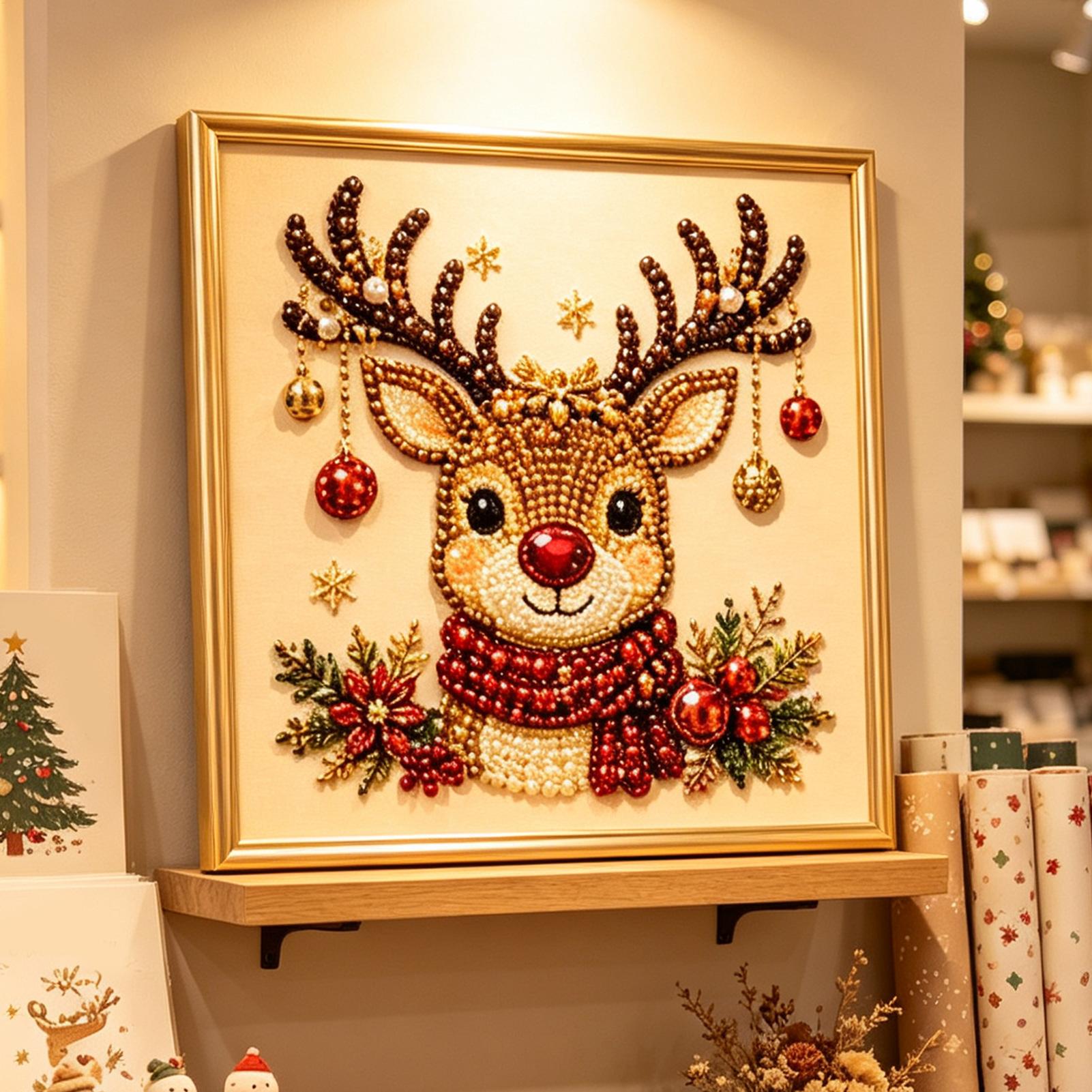 Christmas DIY Pearl Art Painti - Waxing Kit Home 评论和价格