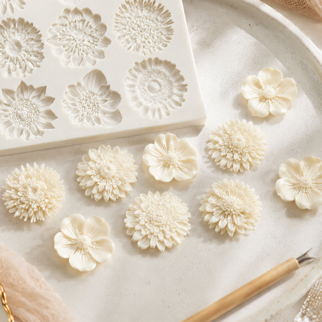 Flower Silicone Mold Set for R - Waxing Kit Home 评论和价格