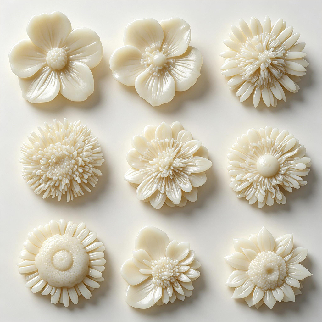Flower Silicone Mold Set for R - Waxing Kit Home 评论和价格