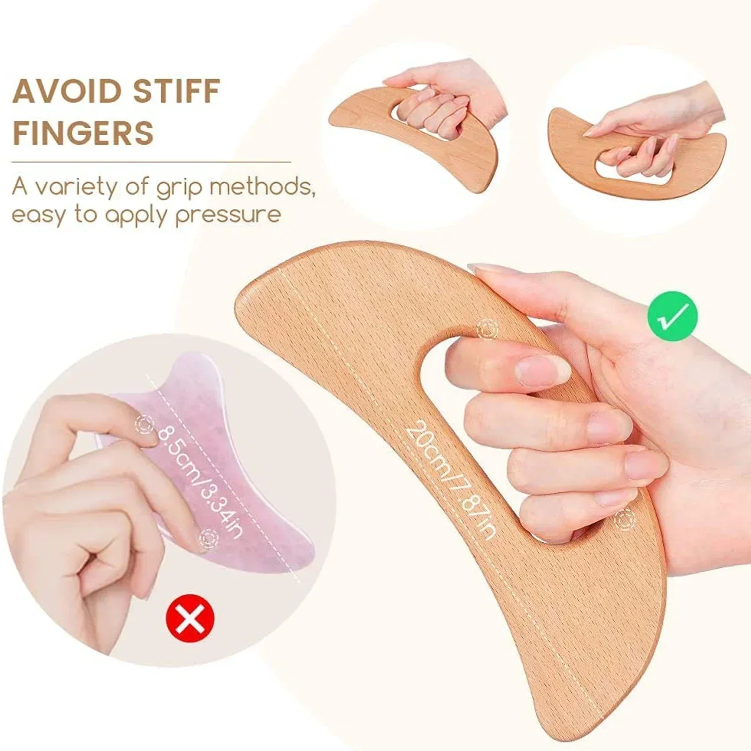 Wooden Gua Sha Tool for Body M - Spa And Wellness 评论和价格