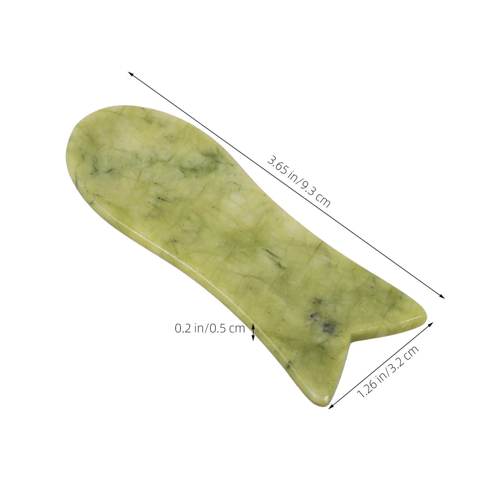 2Pcs Natural Jade Gua Sha Scra - Spa And Wellness 评论和价格