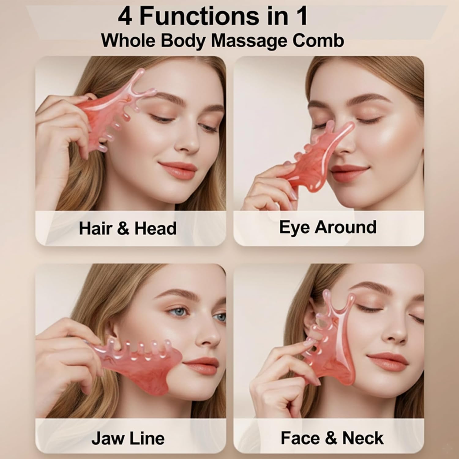 3PCS Gua Sha Massage Tools Res - Spa And Wellness 评论和价格