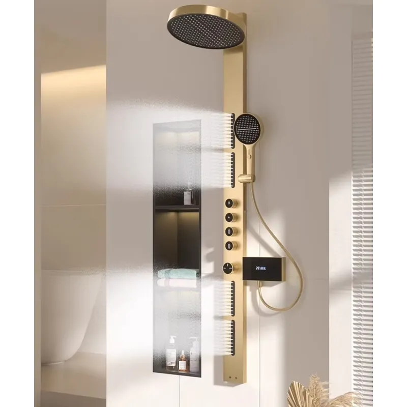 Brass Rainfall Shower Panel Se - Spa & Wellness Centre Lielupe 评论和价格